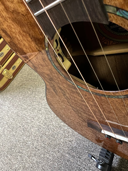 Flight Maia Solid Mango/Rosewood Steel String Electric Baritone Ukulele w/Case - #2