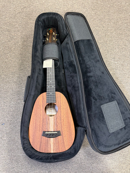 Kanile'a P1-T Natural Solid Koa Pineapple Tenor Ukulele w/Case - Made in Hawaii