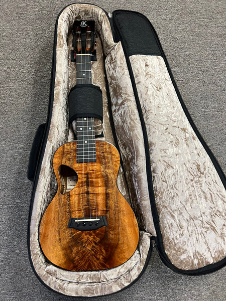 Kanile'a DK-T Solid Premuim Koa Tenor Ukulele w/Case - D Series - Pre Loved - Made in Hawaii