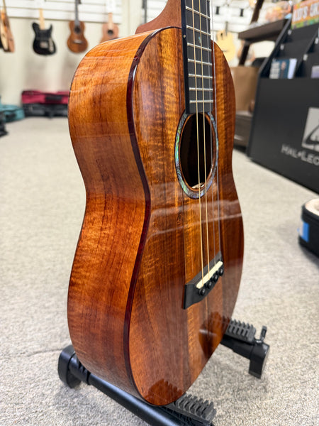 Kanile'a KPA-B Solid Koa Baritone Ukulele w/Case - Made in Hawaii