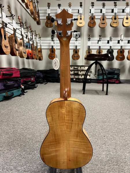 KUMU CM-68 Spalted Mango Concert Ukulele - Matte Finish