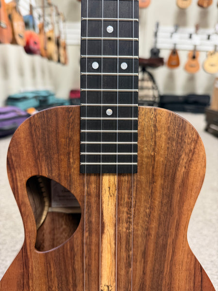 Kanile'a D1-T Natural Solid Koa Tenor Ukulele w/Case - D Series - Made in Hawaii