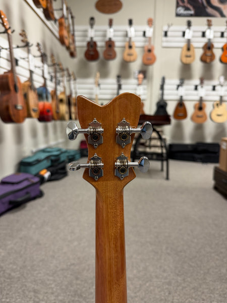 Makaio MSMC-20 Solid Spalted Mango Concert Ukulele w/Case - Rosewood Comfort Armrest