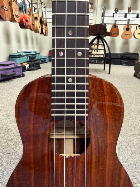 Kanile'a K1-C Deluxe Solid Koa Concert Ukulele w/Case - Pre Loved