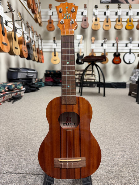 KoAloha KSM-00 Solid Koa Soprano Ukulele w/Case - Pre Loved