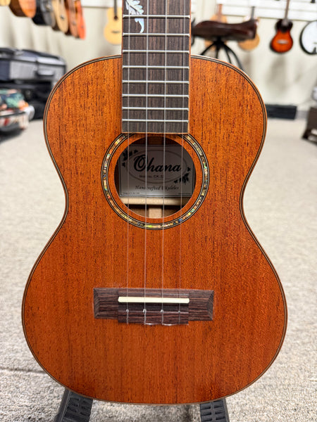 Ohana CK-32 Limited Edition Solid Mahogany Concert Ukulele w/Case - Pre Loved