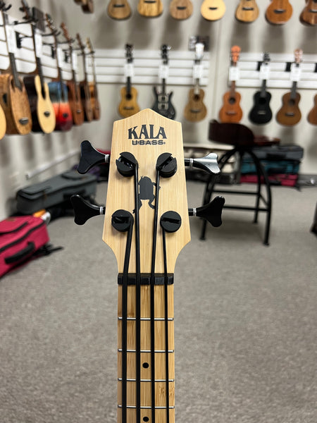 KALA Solid Bamboo U-Bass w/Case - UBASS-BMB-FS