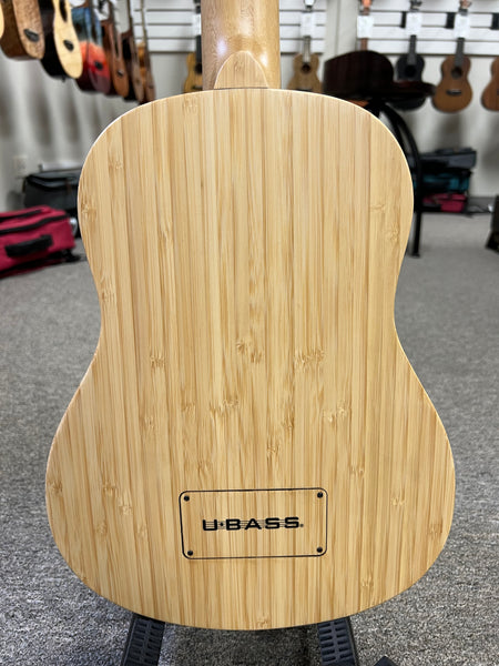 KALA Solid Bamboo U-Bass w/Case - UBASS-BMB-FS