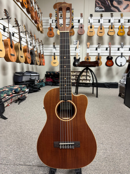 Lanikai ACST-CEG Acacia 6 String Electric Guitalele Ukulele w/Case - Guitarlele