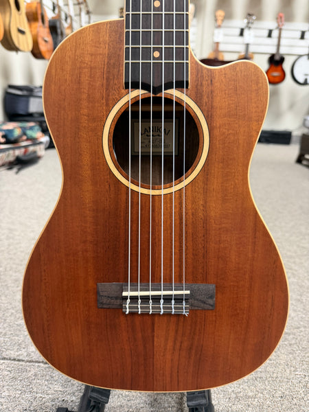 Lanikai ACST-CEG Acacia 6 String Electric Guitalele Ukulele w/Case - Guitarlele