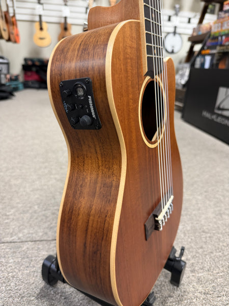 Lanikai ACST-CEG Acacia 6 String Electric Guitalele Ukulele w/Case - Guitarlele