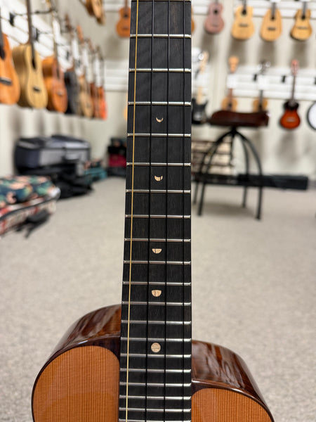 aNueNue UT-214 Cedar Bird Solid Cedar/Rosewood Tenor Ukulele w/Case - Pre Loved