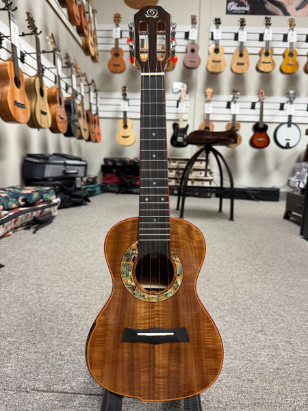 SNAIL S-60C Solid Acacia Concert Ukulele w/Case #4 - Comfort Armrest