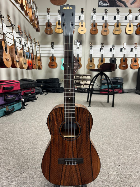 KALA KA-CM-BE Curly Mango Electric Baritone Ukulele #1