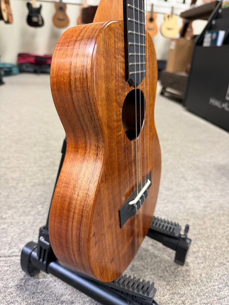 KoAloha KTMS-10 Slimline Solid Koa Tenor Ukulele w/Case #2 - Satin Finish