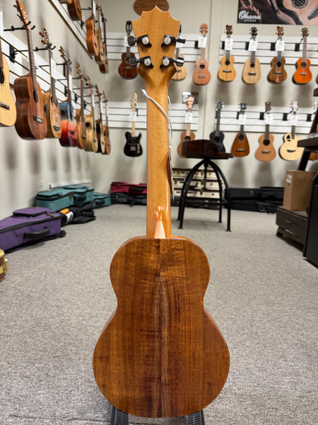 KoAloha KTMS-10 Slimline Solid Koa Tenor Ukulele w/Case #2 - Satin Finish