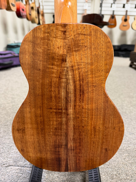 KoAloha KTMS-10 Slimline Solid Koa Tenor Ukulele w/Case #2 - Satin Finish