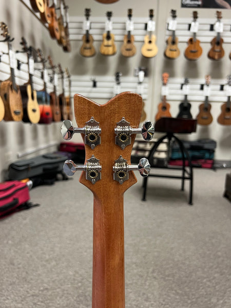 Makaio MSMT-20 Solid Spalted Mango Tenor Ukulele w/Case - Comfort Armrest