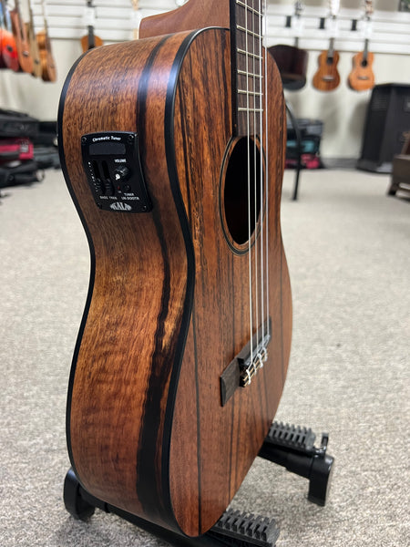 KALA KA-CM-BE Curly Mango Electric Baritone Ukulele #1