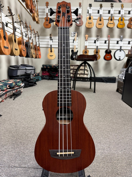 KALA Nomad Mahogany Acoustic-Electric U-Bass w/Case  - UBASS