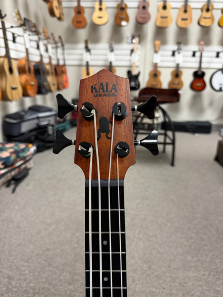 KALA Nomad Mahogany Acoustic-Electric U-Bass w/Case  - UBASS