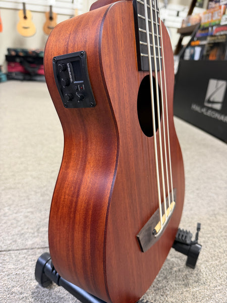 KALA Nomad Mahogany Acoustic-Electric U-Bass w/Case  - UBASS