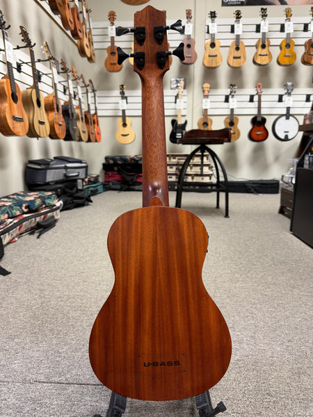 KALA Nomad Mahogany Acoustic-Electric U-Bass w/Case  - UBASS