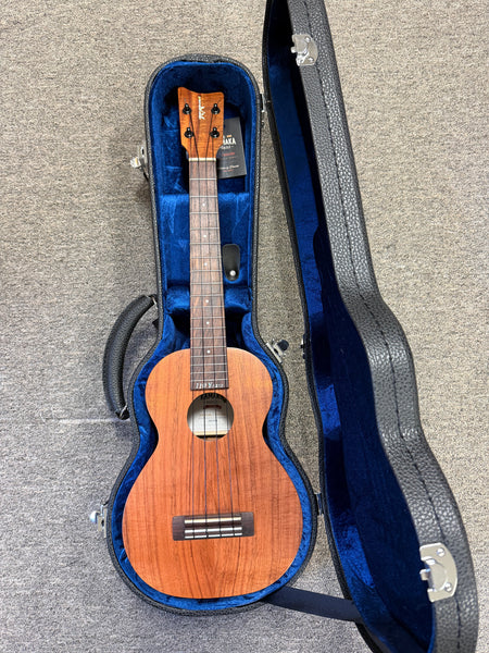 Kamaka HF-2L Solid Koa Concert Long Neck Ukulele w/Case - Made in Hawaii !!