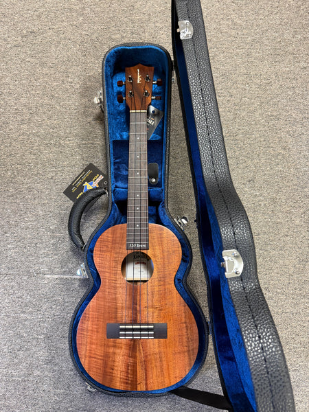 Kamaka HF-3 Deluxe Solid Koa Tenor Ukulele w/Case #1 - Made in Hawaii !!