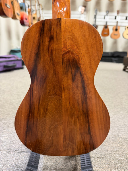Kamaka Vintage Tiki Solid Koa Concert Ukulele w/Case - Made in Hawaii - Pre-Loved
