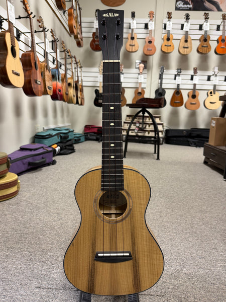 KALA USA Elite Solid Myrtle Tenor Ukulele w/Case - Pre Loved