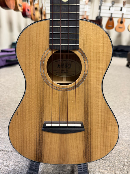 KALA USA Elite Solid Myrtle Tenor Ukulele w/Case - Pre Loved