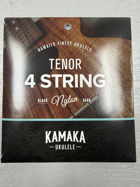 Kamaka Black Nylon Tenor Ukulele Strings - High G Set