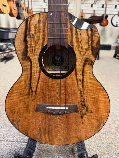 Flight Fireball Solid Mango Electric Baritone Ukulele w/Case #3 - Royal Series