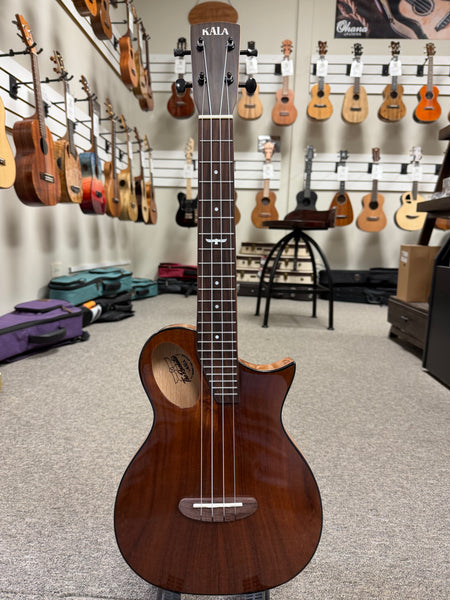 KALA Night Owl Acacia Revelator Electric Tenor Ukulele w/Case #2