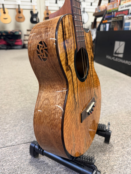 Flight Fireball Solid Mango Electric Baritone Ukulele w/Case #3 - Royal Series