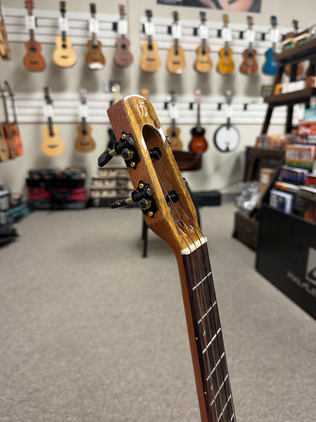 Flight Fireball Solid Mango Electric Baritone Ukulele w/Case #3 - Royal Series