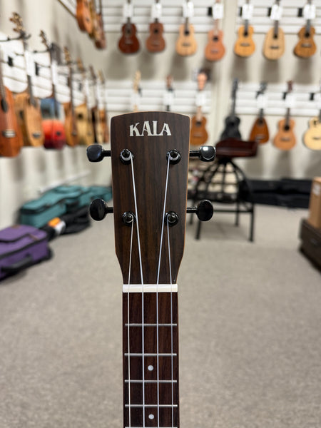 KALA Night Owl Acacia Revelator Electric Tenor Ukulele w/Case #2