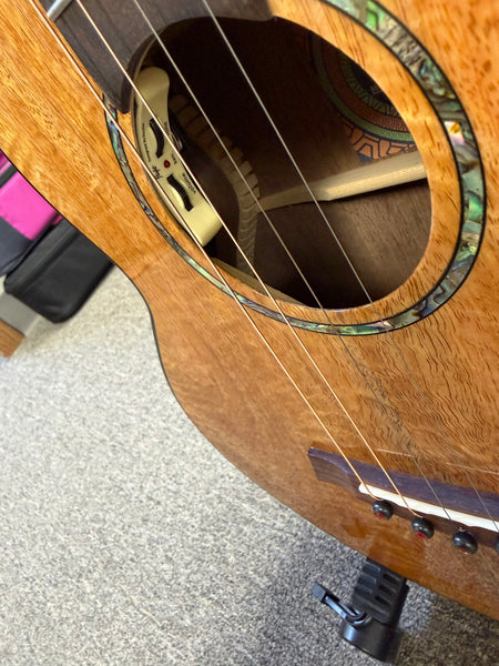 Flight Maia Solid Mango/Rosewood Steel String Electric Baritone Ukulele w/Case - #3
