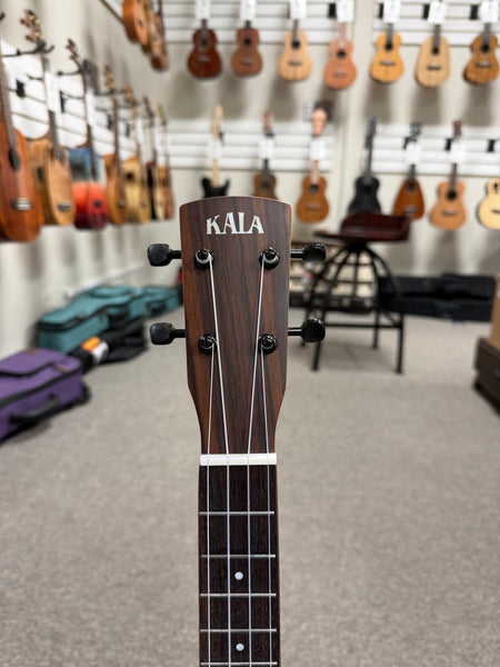 KALA Night Owl Acacia Revelator Electric Tenor Ukulele w/Case #3