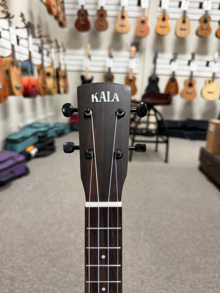 KALA Night Owl Acacia Revelator Electric Tenor Ukulele w/Case #4