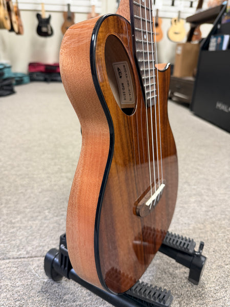 KALA Night Owl Acacia Revelator Electric Tenor Ukulele w/Case #4