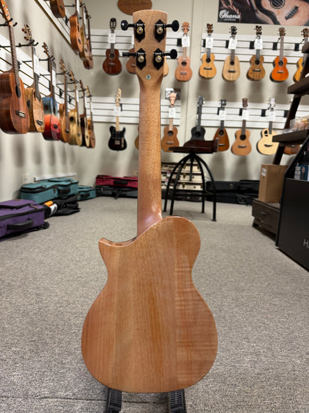 KALA Night Owl Acacia Revelator Electric Tenor Ukulele w/Case #4