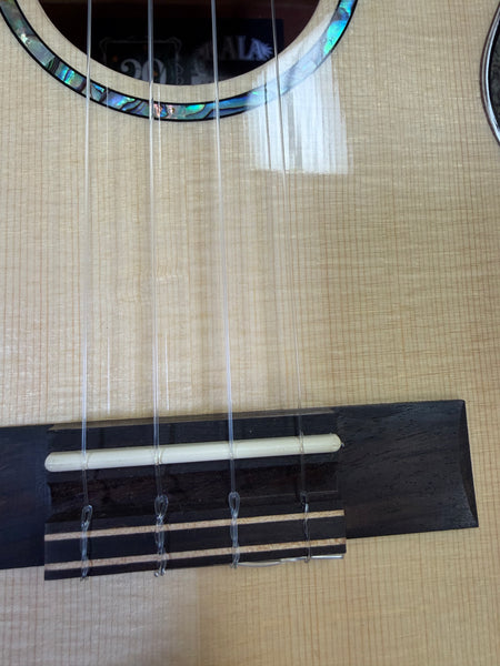 KALA KA-20th-SQS-T Solid Spruce/Quilted Sapele Tenor Ukulele w/Case - B-Stock - 20th Anniversary Limited Edition