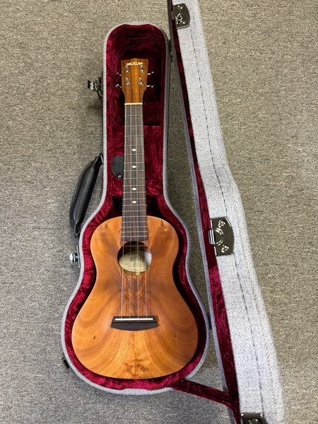 KALA USA Elite Solid Koa Tenor Ukulele w/Case #2 - Pre Loved