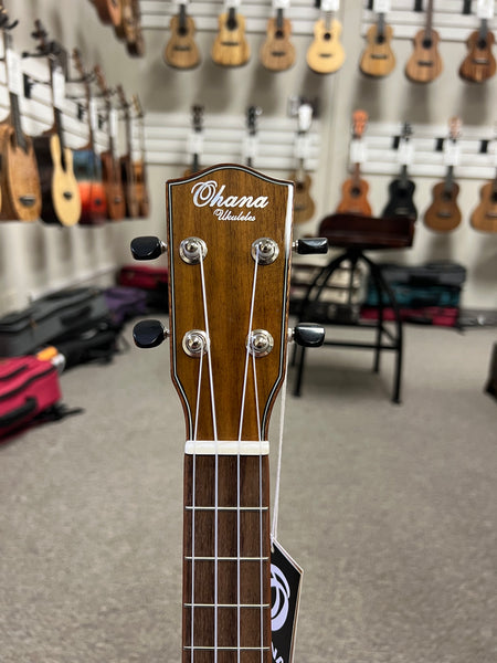 OHANA TK-50WG Tenor Ukulele - Solid Cedar/Willow Wood