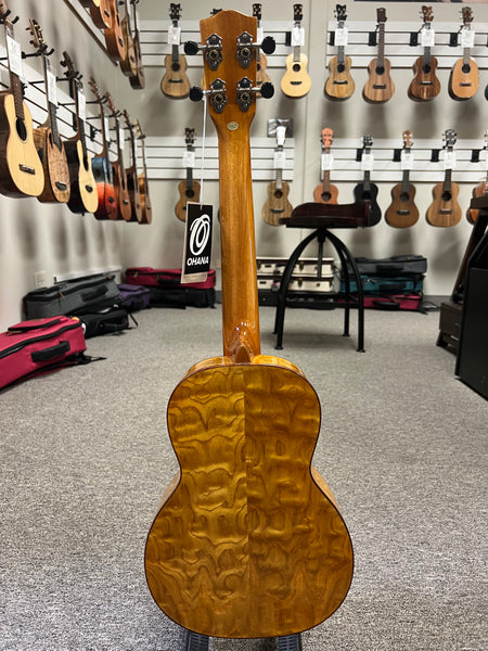 OHANA TK-50WG Tenor Ukulele - Solid Cedar/Willow Wood