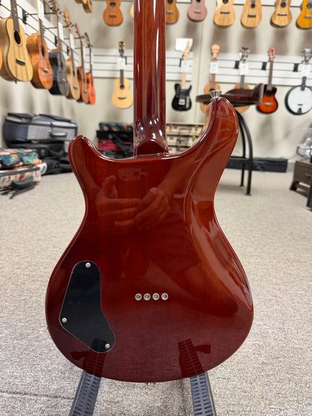 Flight Vanguard Solid Body Electric Ukulele w/Case - Transparent Black TBK