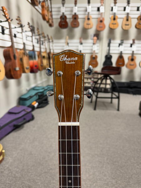 OHANA BK-50G Baritone Ukulele -Solid Cedar/Solid Rosewood