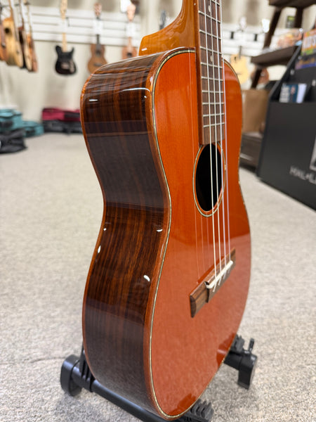 OHANA BK-50G Baritone Ukulele -Solid Cedar/Solid Rosewood